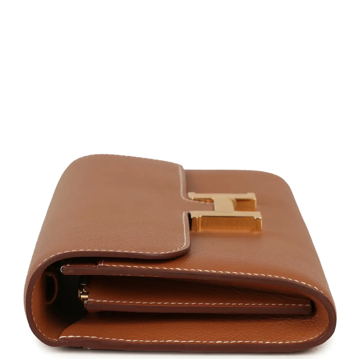 HERMÈS Hermes Constance Wallet To Go Gold Evercolor Gold Hardware | Thumbnail 4 HERMÈS Hermes Constance Wallet To Go Gold Evercolor Gold Hardware | Thumbnail 4