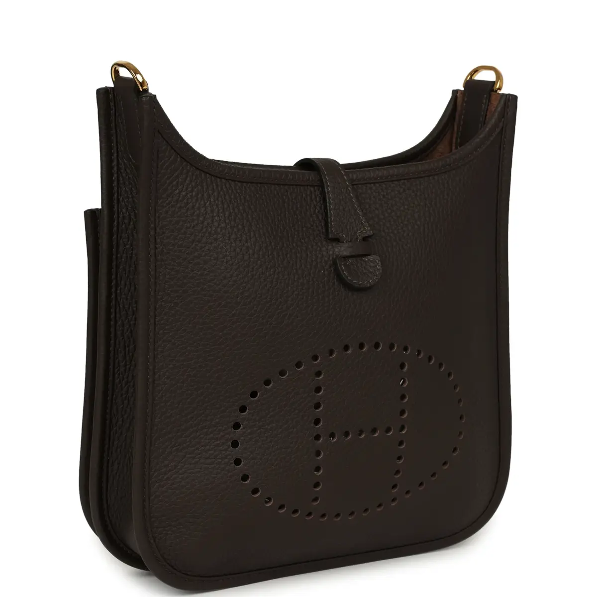 HERMÈS Hermes Evelyne 23 Ebene Clemence Gold Hardware | Thumbnail 2 HERMÈS Hermes Evelyne 23 Ebene Clemence Gold Hardware | Thumbnail 2
