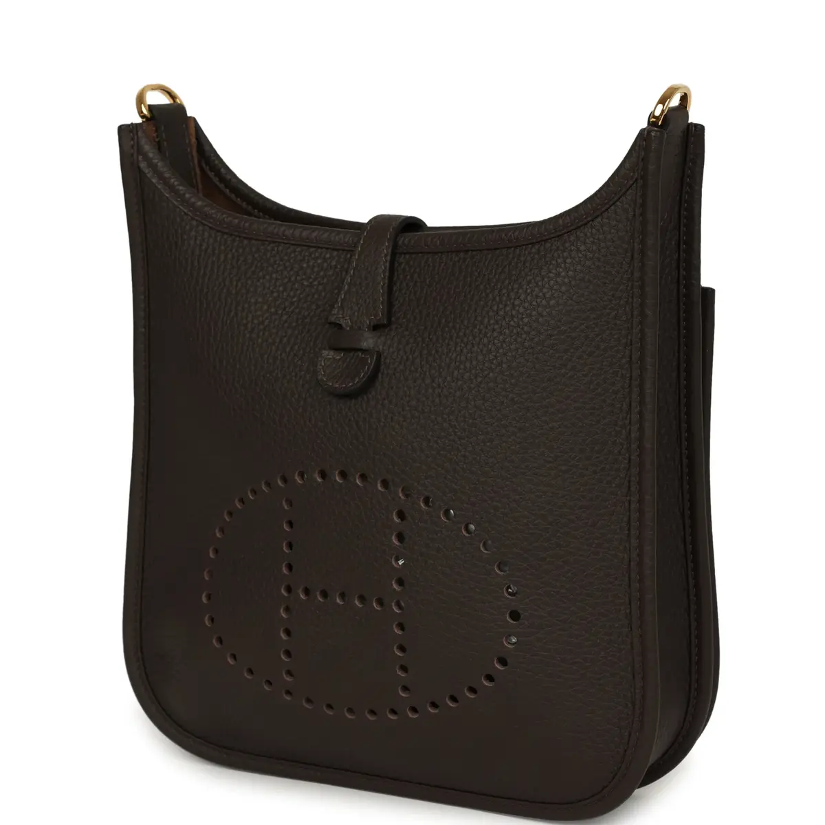 HERMÈS Hermes Evelyne 23 Ebene Clemence Gold Hardware | Thumbnail 5 HERMÈS Hermes Evelyne 23 Ebene Clemence Gold Hardware | Thumbnail 5