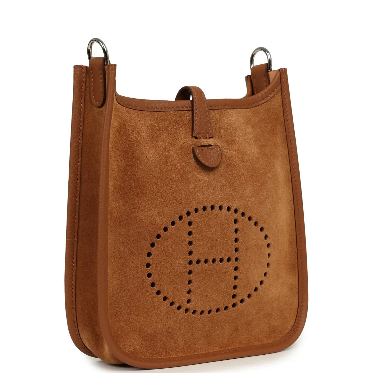 HERMÈS Hermes Evelyne TPM Chamois Grizzly, Gold Clemence Gold Hardware | Thumbnail 2 HERMÈS Hermes Evelyne TPM Chamois Grizzly, Gold Clemence Gold Hardware | Thumbnail 2