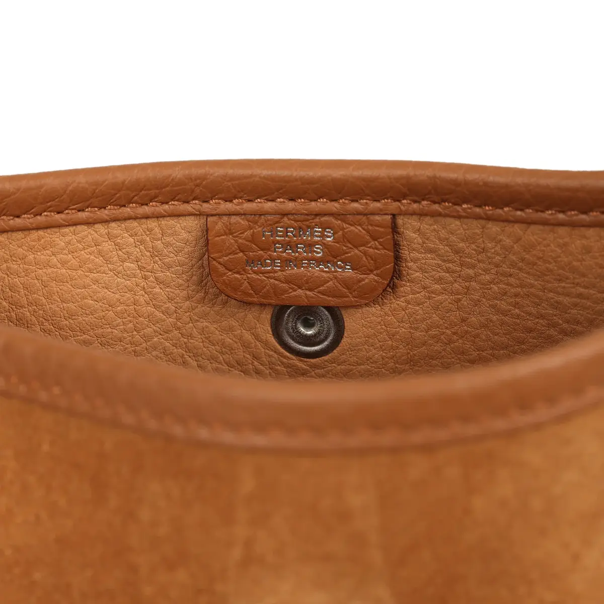 HERMÈS Hermes Evelyne TPM Chamois Grizzly, Gold Clemence Gold Hardware | Thumbnail 7 HERMÈS Hermes Evelyne TPM Chamois Grizzly, Gold Clemence Gold Hardware | Thumbnail 7
