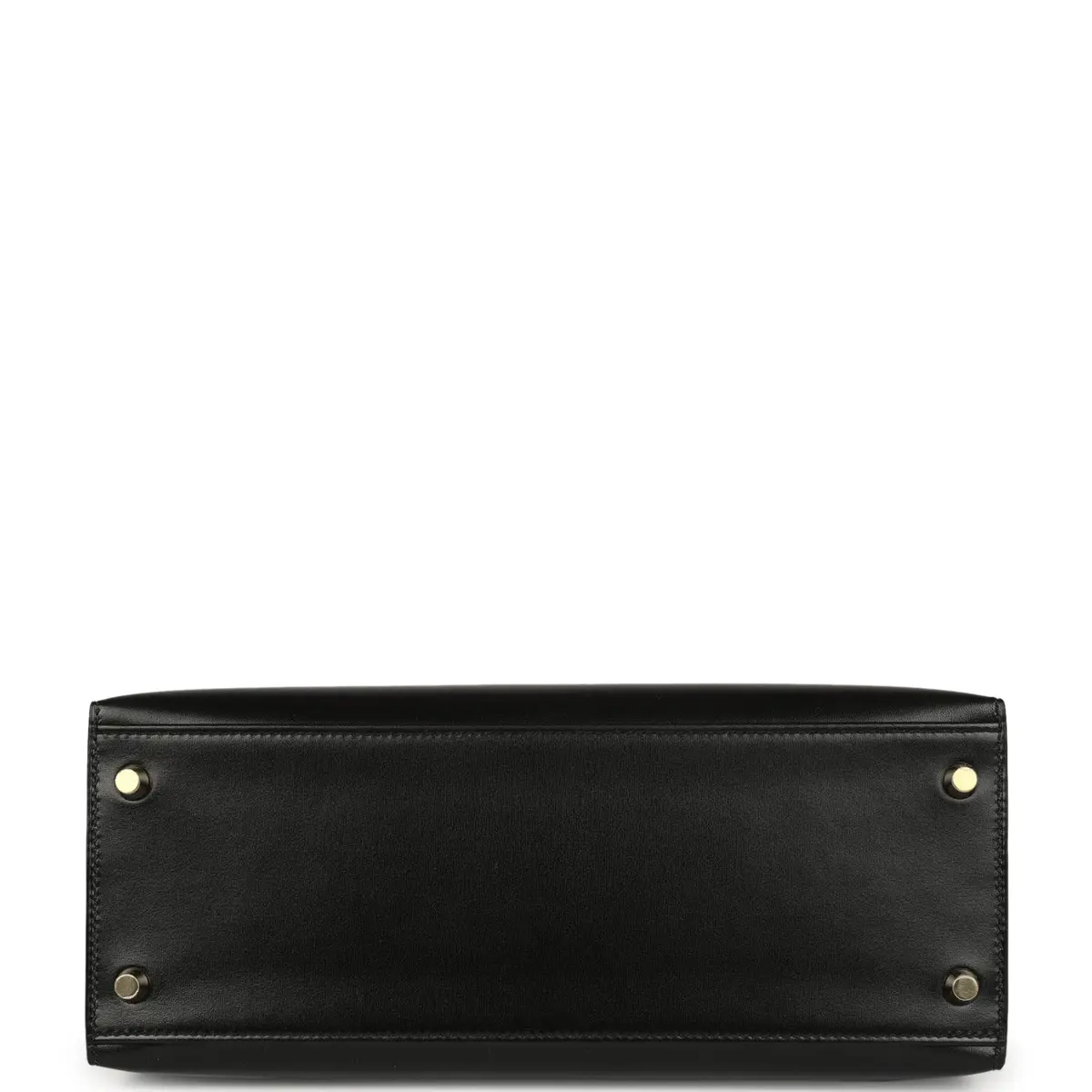 HERMÈS Hermes Kelly Sellier 28 Black Box Gold Hardware | Thumbnail 6