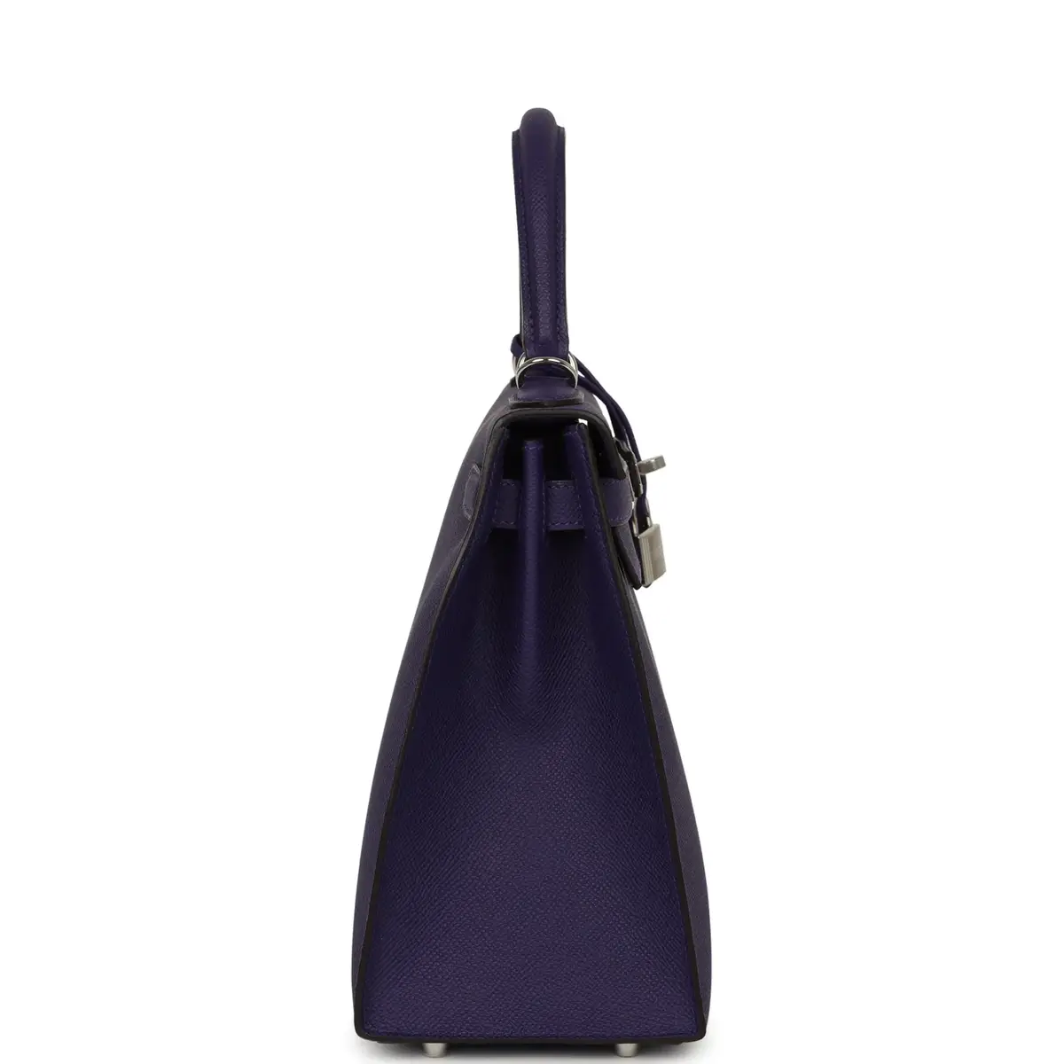 HERMÈS Hermes Kelly Sellier 28 Purple Epsom Palladium Hardware | Thumbnail 3 HERMÈS Hermes Kelly Sellier 28 Purple Epsom Palladium Hardware | Thumbnail 3