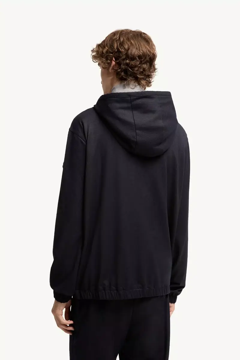 Moncler Flannel Zip-up Hoodie | Thumbnail 6 Moncler Flannel Zip-up Hoodie | Thumbnail 6