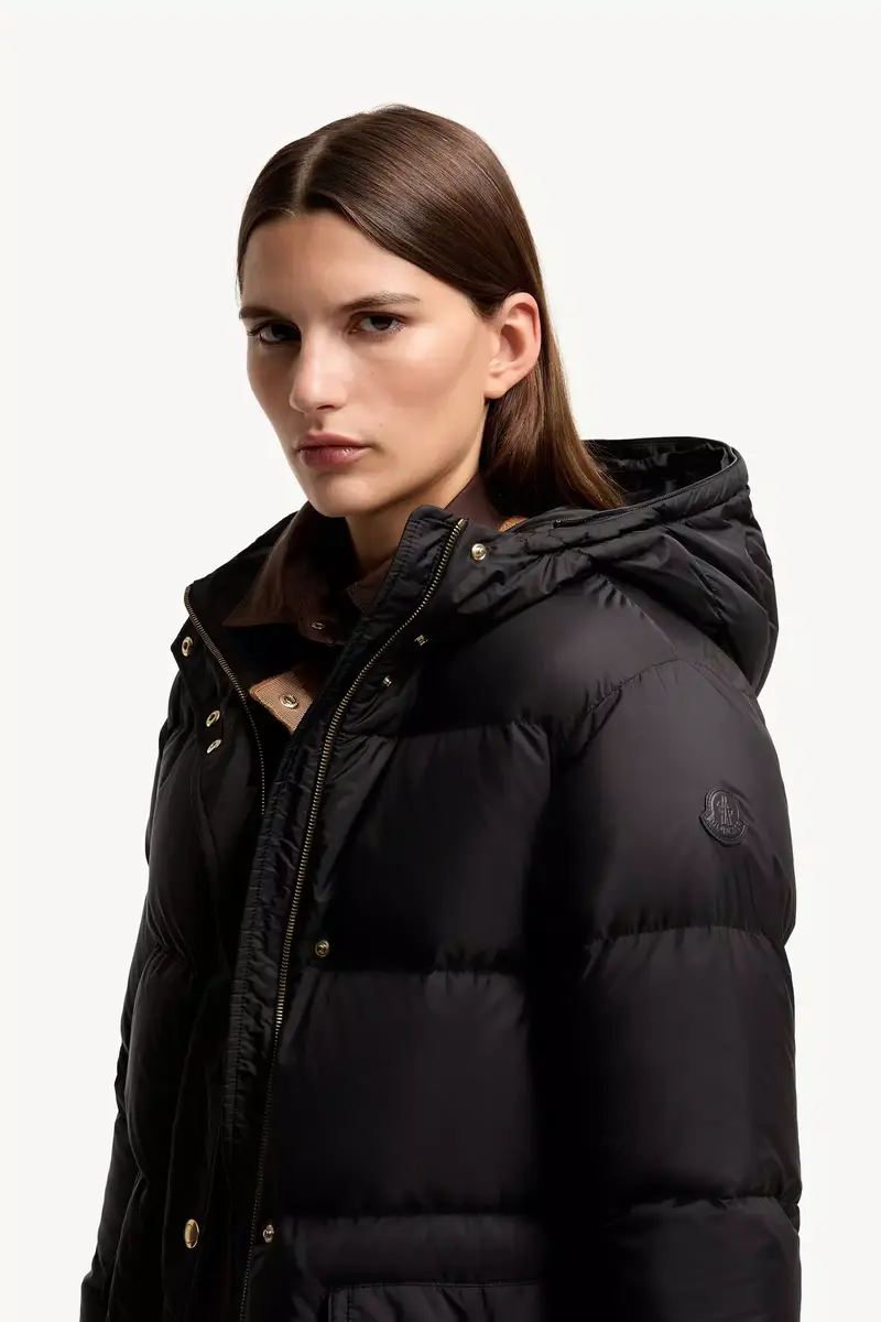 Moncler Aphroties Shearling Trimmed Hooded Long Down Parka | Thumbnail 4 Moncler Aphroties Shearling Trimmed Hooded Long Down Parka | Thumbnail 4