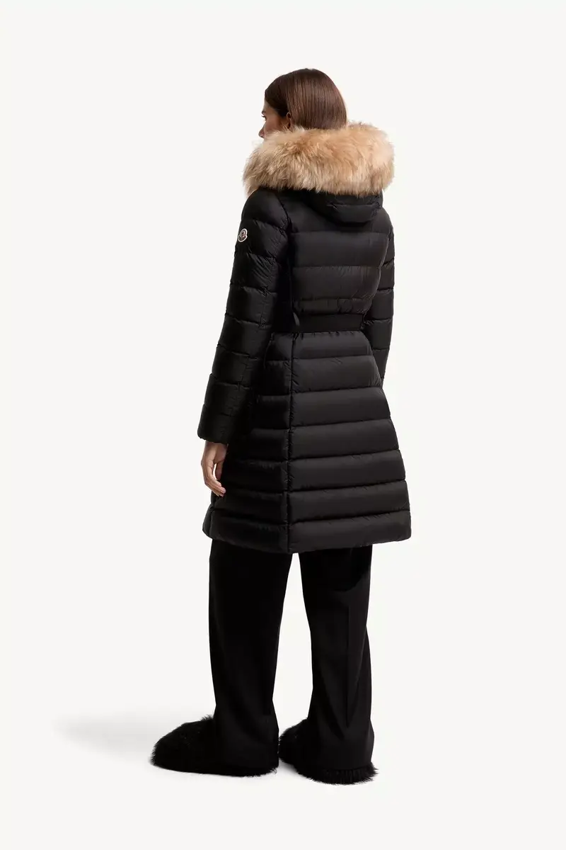 Moncler Khloesse Shearling-trimmed Hooded Long Down Jacket | Thumbnail 6 Moncler Khloesse Shearling-trimmed Hooded Long Down Jacket | Thumbnail 6