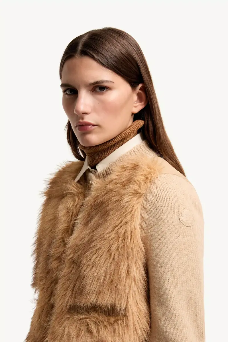 Moncler Alpaca & Wool Blend Padded Cardigan | Thumbnail 4 Moncler Alpaca & Wool Blend Padded Cardigan | Thumbnail 4