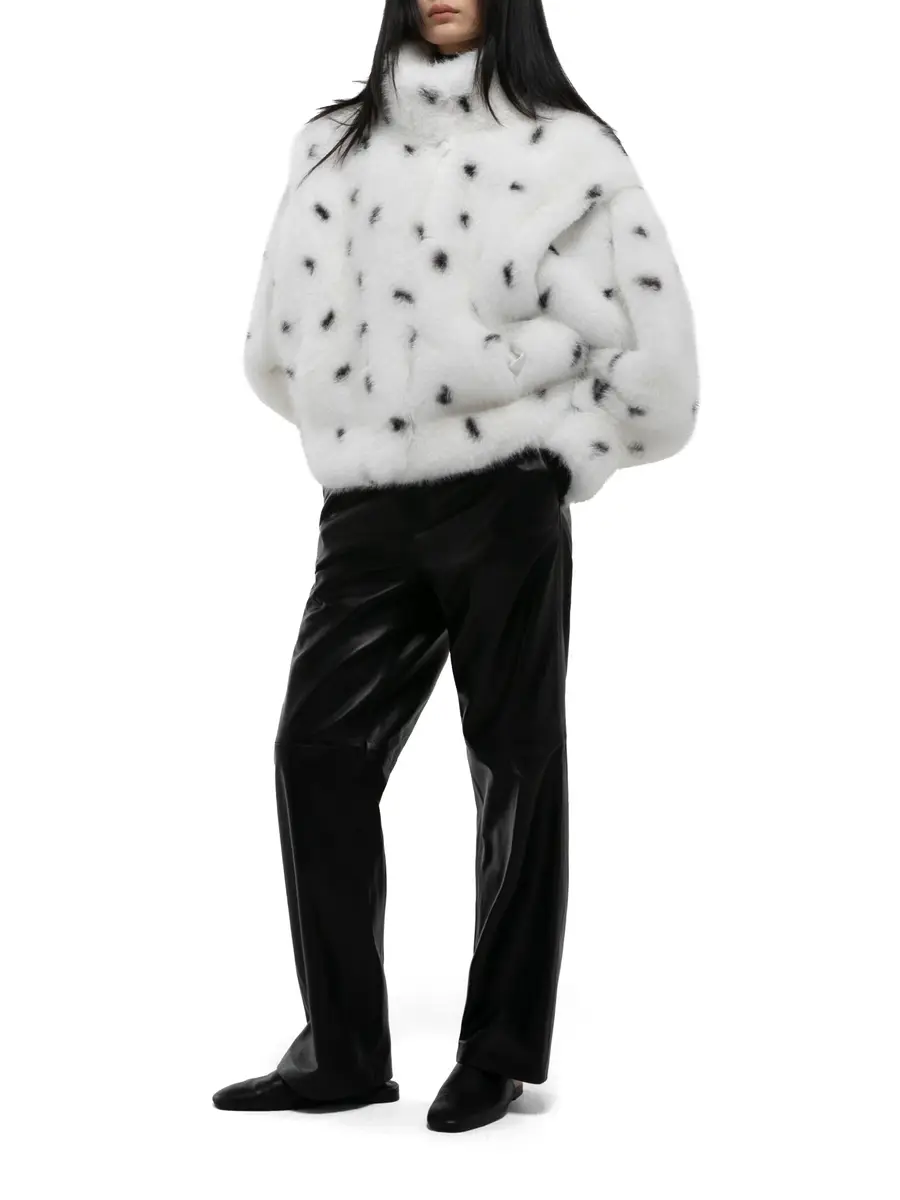 Ducie Katja Dalmatian-Print Faux Fur Jacket | Thumbnail 3 Ducie Katja Dalmatian-Print Faux Fur Jacket | Thumbnail 3