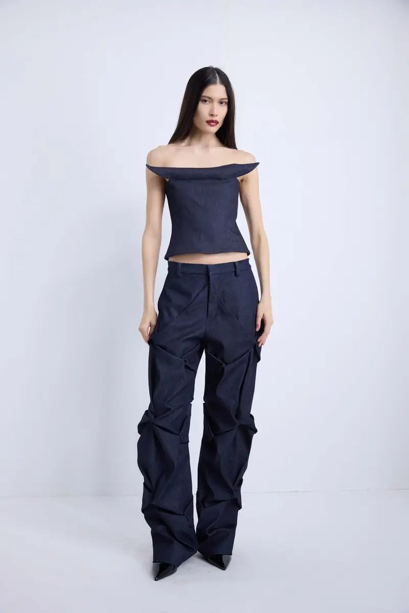 Kate Barton Astrid Denim Trousers | Thumbnail 2 Kate Barton Astrid Denim Trousers | Thumbnail 2