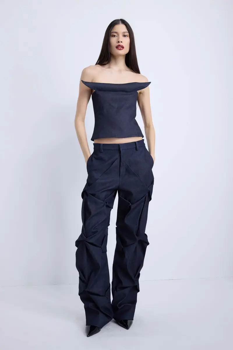 Kate Barton Sylvie Denim Corset | Thumbnail 3 Kate Barton Sylvie Denim Corset | Thumbnail 3