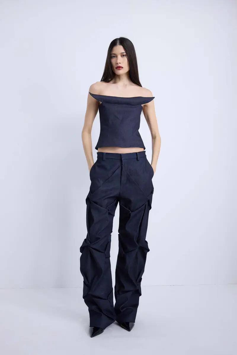 Kate Barton Sylvie Denim Corset | Thumbnail 4 Kate Barton Sylvie Denim Corset | Thumbnail 4