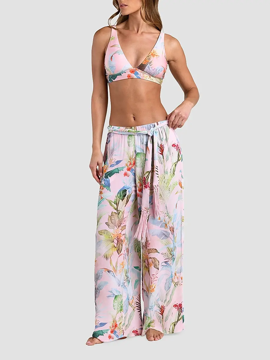 L'Agence Women's Colorful Palm Geraldine Pants | Thumbnail 2 L'Agence Women's Colorful Palm Geraldine Pants | Thumbnail 2