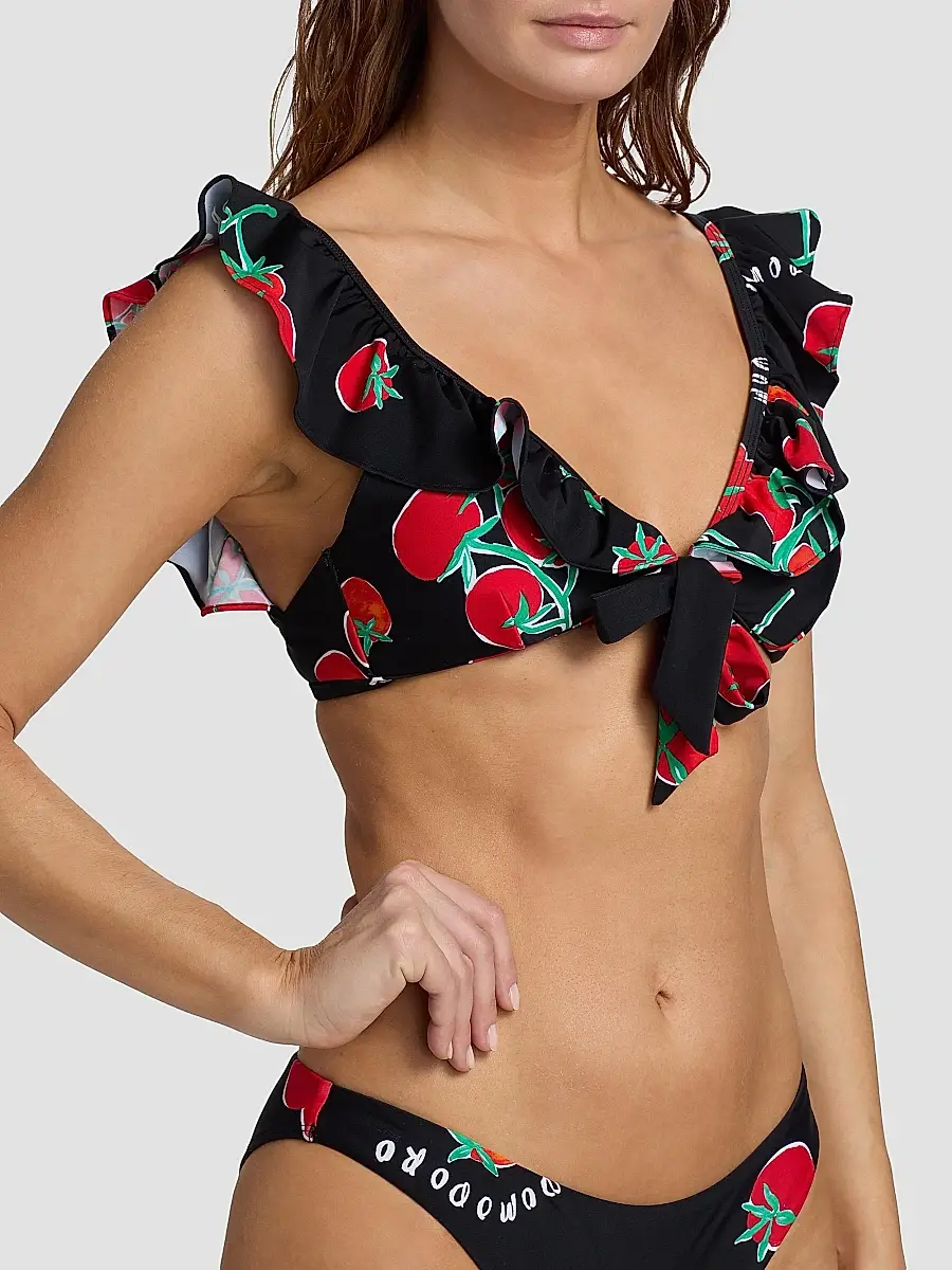 Milly Women's Pomodoro Ruffle Bikini Top | Thumbnail 5