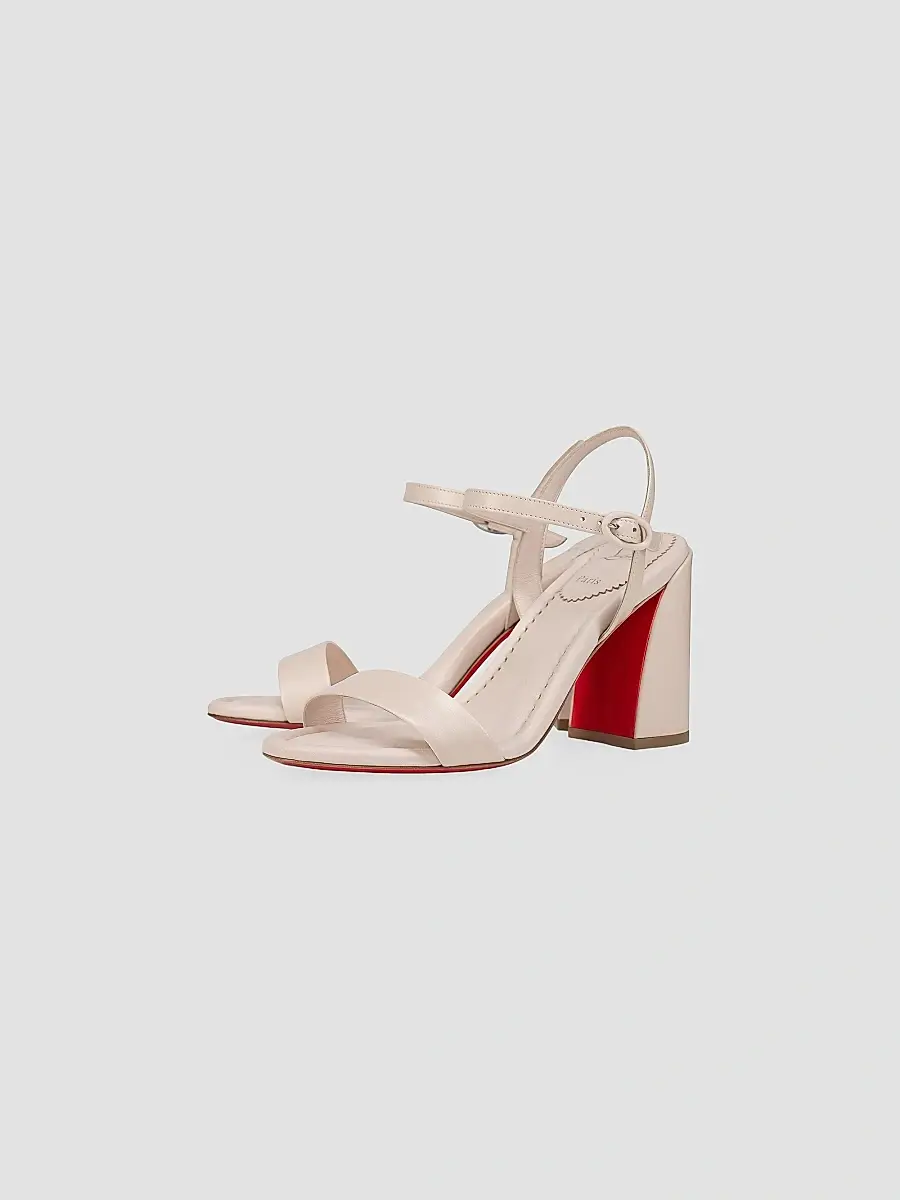 Christian Louboutin Women's Miss Jane 85MM Leather Sandals | Thumbnail 2
