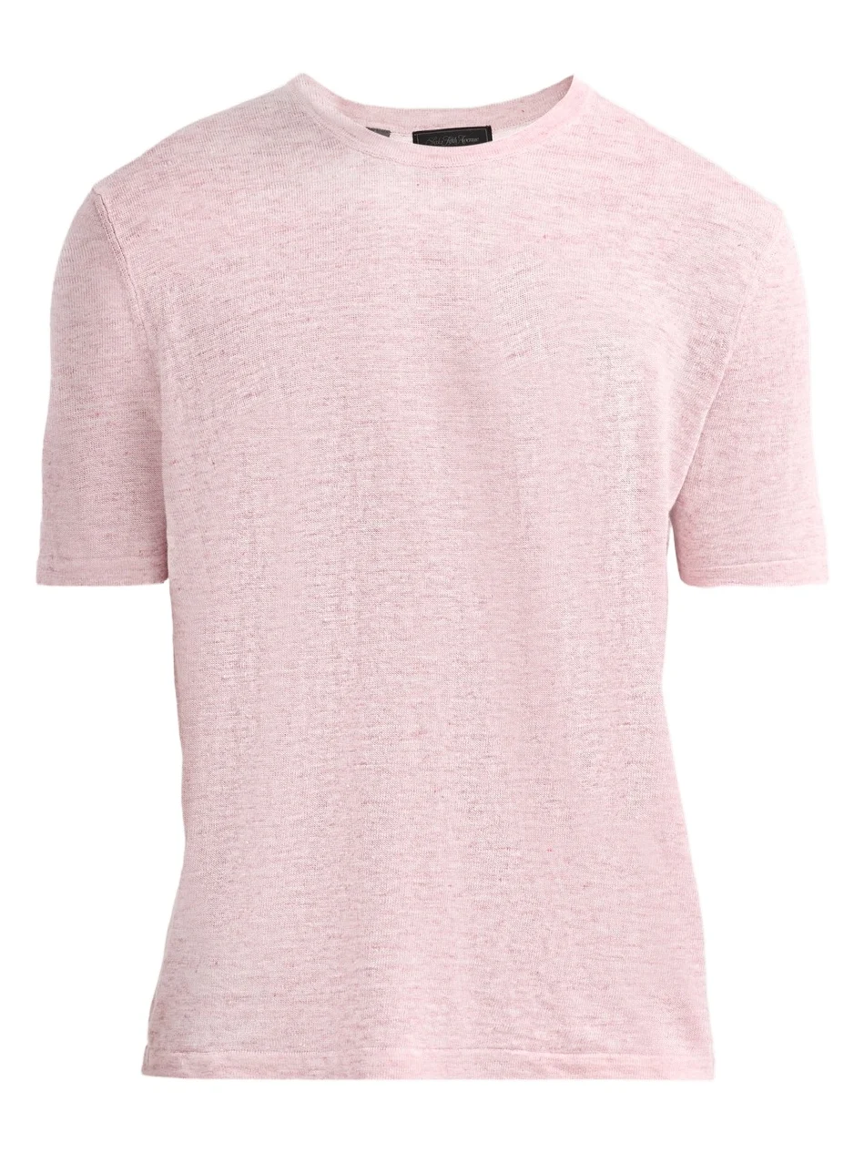 Saks Fifth Avenue Men's Linen Crewneck T-Shirt