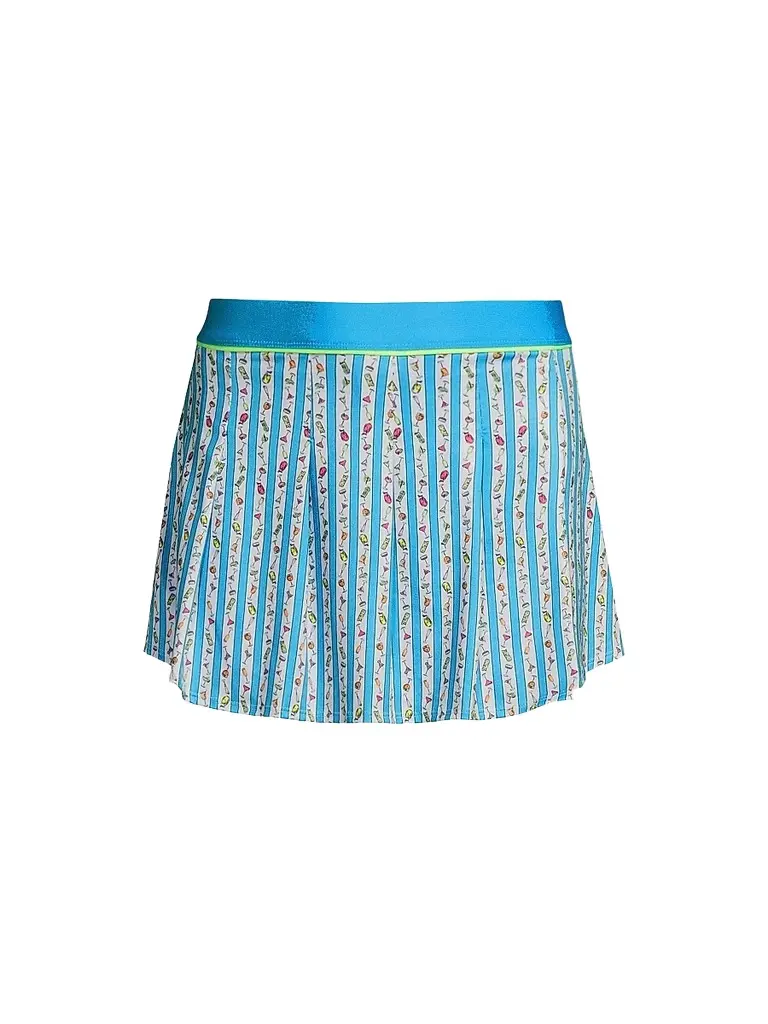 Lucky in Love Women's Mini Bar Pleat Skort