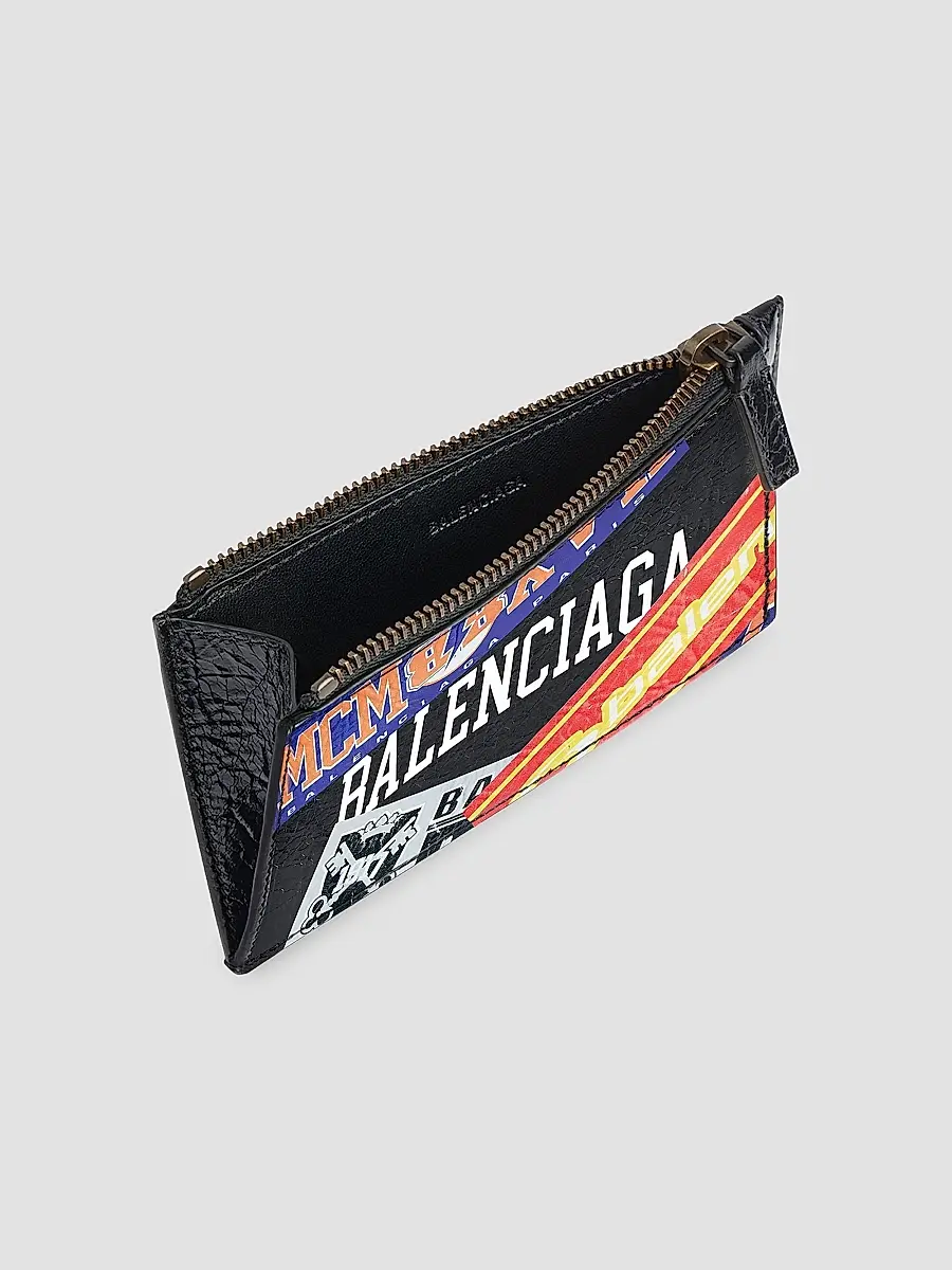 Balenciaga Men's Cash Large Long Coin and Card Holder - Multicolor | Thumbnail 3 Balenciaga Men's Cash Large Long Coin and Card Holder - Multicolor | Thumbnail 3