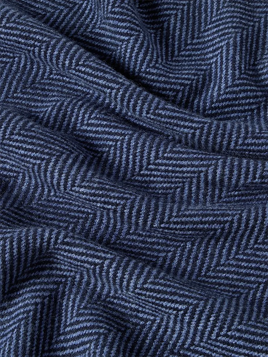 Brunello Cucinelli Men's Cashmere Chevron Scarf | Thumbnail 3