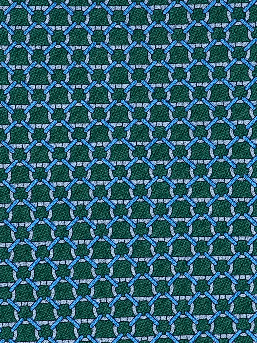 Ferragamo Men's Interlocking Gancini Silk Tie | Thumbnail 4 Ferragamo Men's Interlocking Gancini Silk Tie | Thumbnail 4