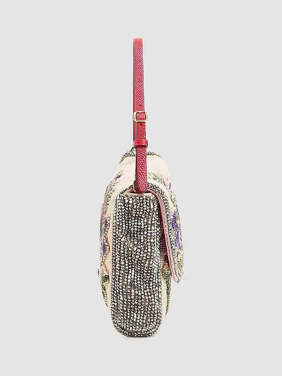 Valentino Women's Vain Soft Embroidered Small Shoulder Bag | Thumbnail 5 Valentino Women's Vain Soft Embroidered Small Shoulder Bag | Thumbnail 5