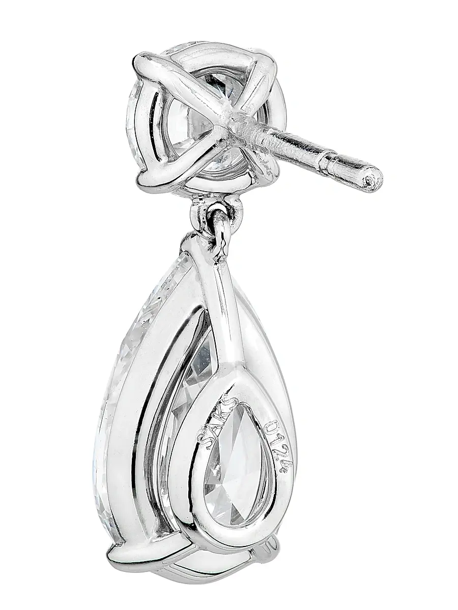 Diamonds at Saks Fifth Avenue Women's Platinum & 5.12 TCW Diamond Drop Earrings | Thumbnail 3