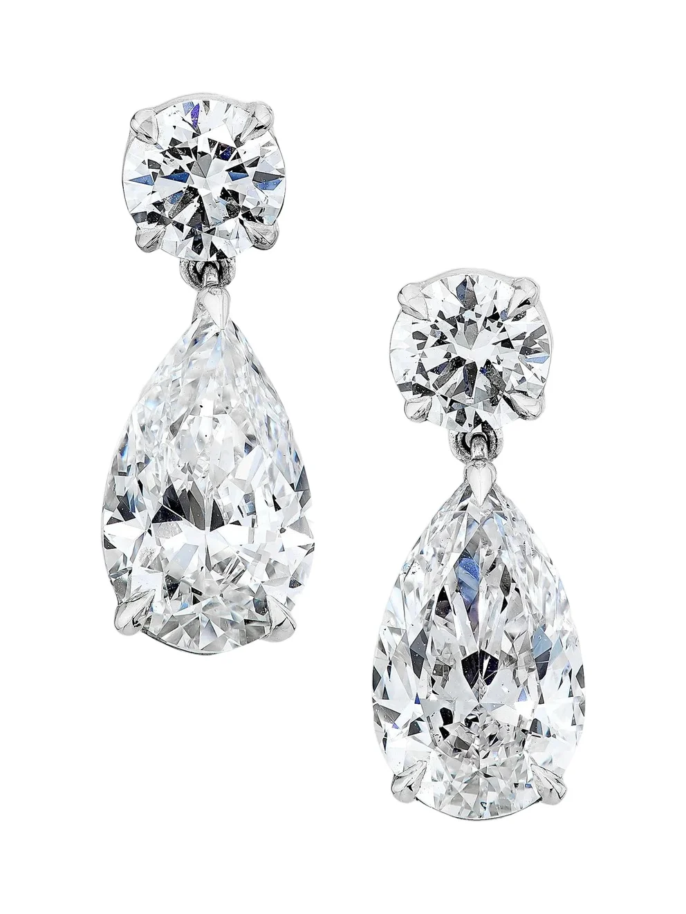 Diamonds at Saks Fifth Avenue Women's Platinum & 5.12 TCW Diamond Drop Earrings