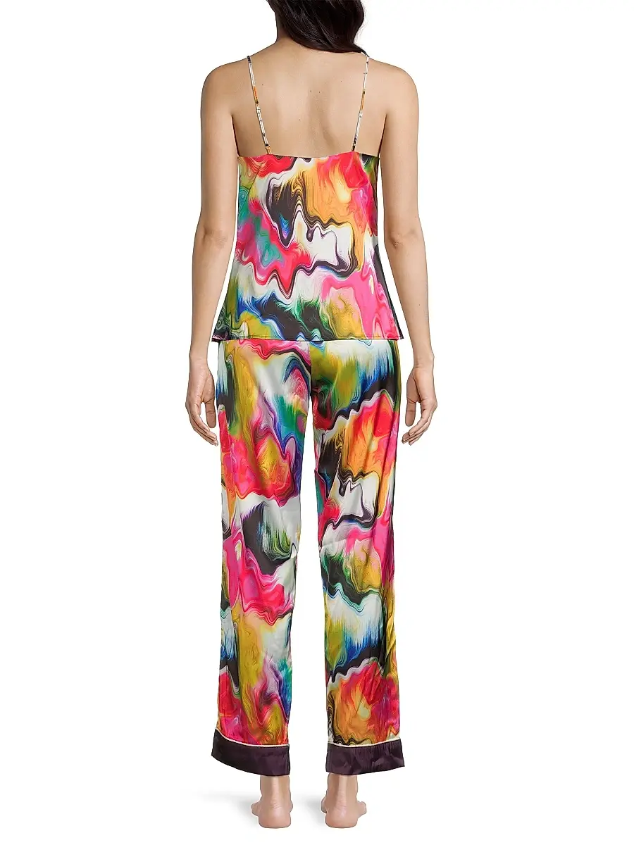 Averie Women's Shanaya Iridiana Printed 2-Piece Pajama Set | Thumbnail 5 Averie Women's Shanaya Iridiana Printed 2-Piece Pajama Set | Thumbnail 5