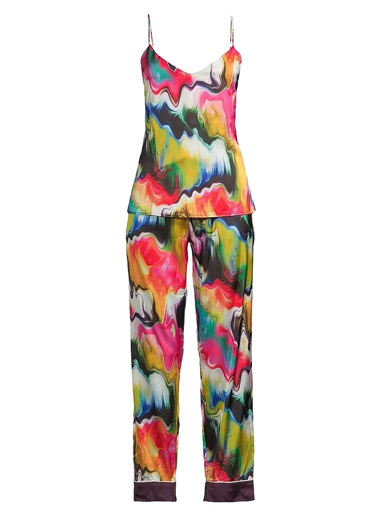 Women's Shanaya Iridiana Printed 2-Piece Pajama Set Women's Shanaya Iridiana Printed 2-Piece Pajama Set