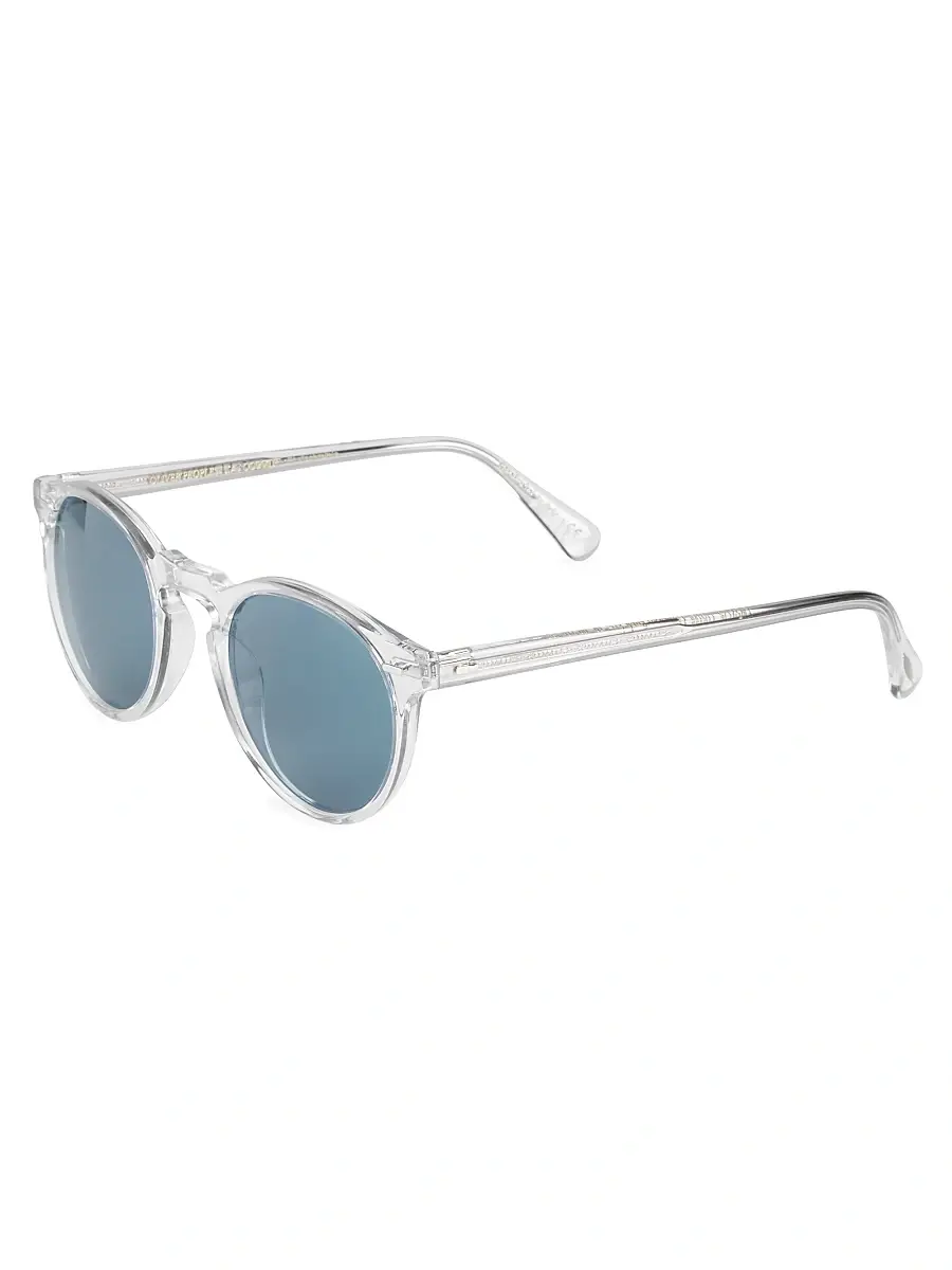 Oliver Peoples Women's Gregory Peck 1962 50MM Round Sunglasses | Thumbnail 2