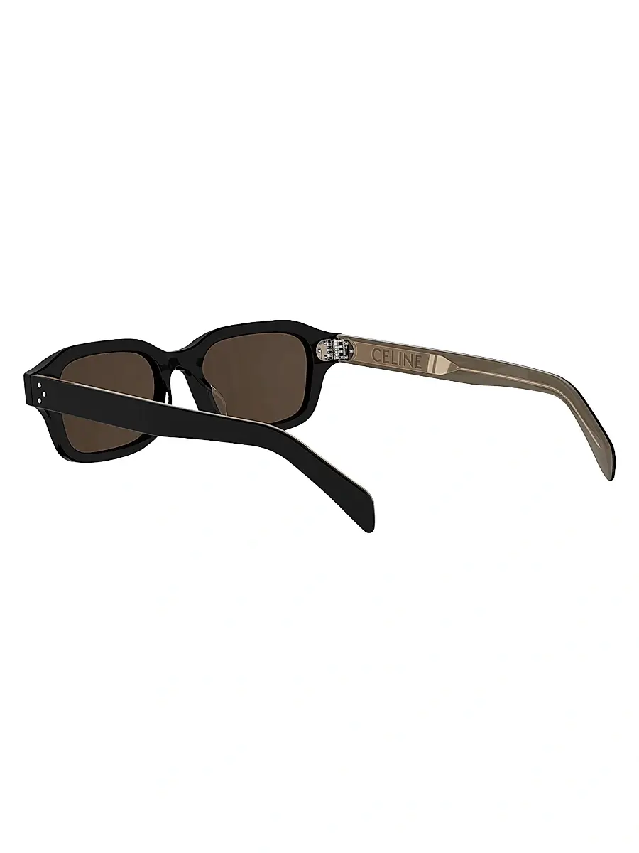Celine Men's 3 Dots 52MM Rectangular Sunglasses | Thumbnail 4