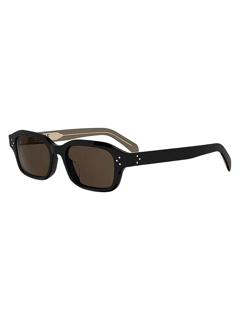 Celine Men's 3 Dots 52MM Rectangular Sunglasses