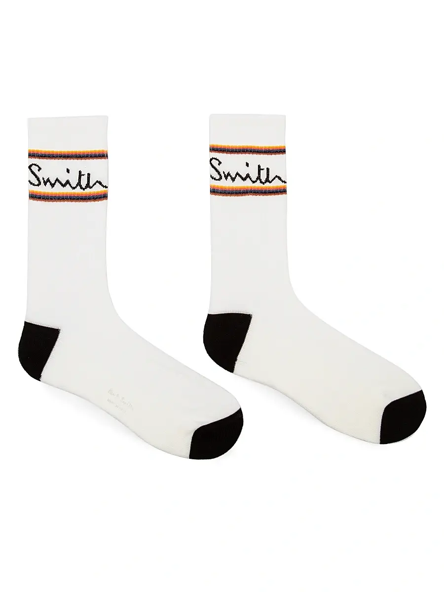 Paul Smith Men's 3-Pair Cotton-Blend Logo Socks | Thumbnail 3 Paul Smith Men's 3-Pair Cotton-Blend Logo Socks | Thumbnail 3