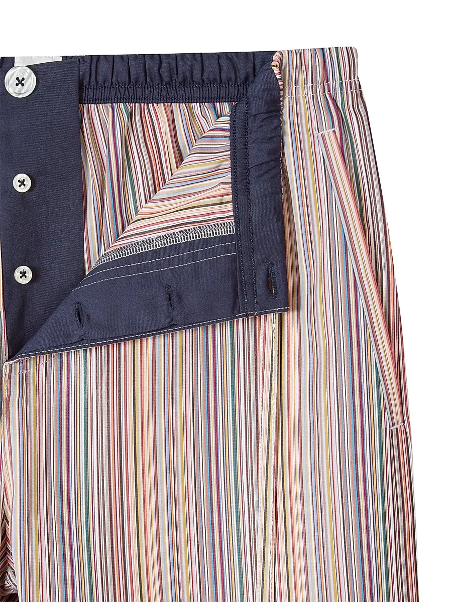 Paul Smith Men's Striped Cotton Pajamas | Thumbnail 4 Paul Smith Men's Striped Cotton Pajamas | Thumbnail 4