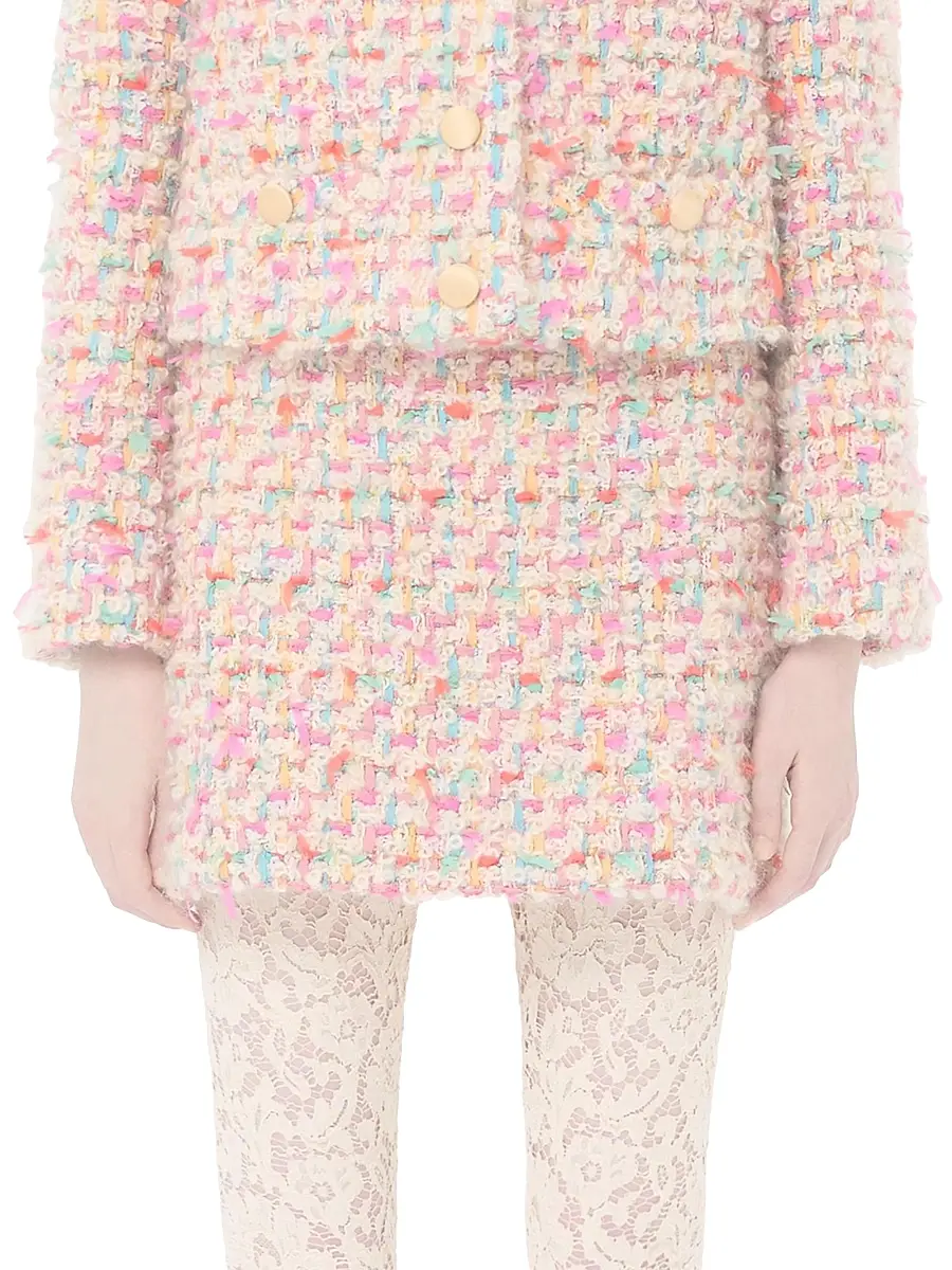 Valentino Women's Candy Tweed Skirt | Thumbnail 2 Valentino Women's Candy Tweed Skirt | Thumbnail 2