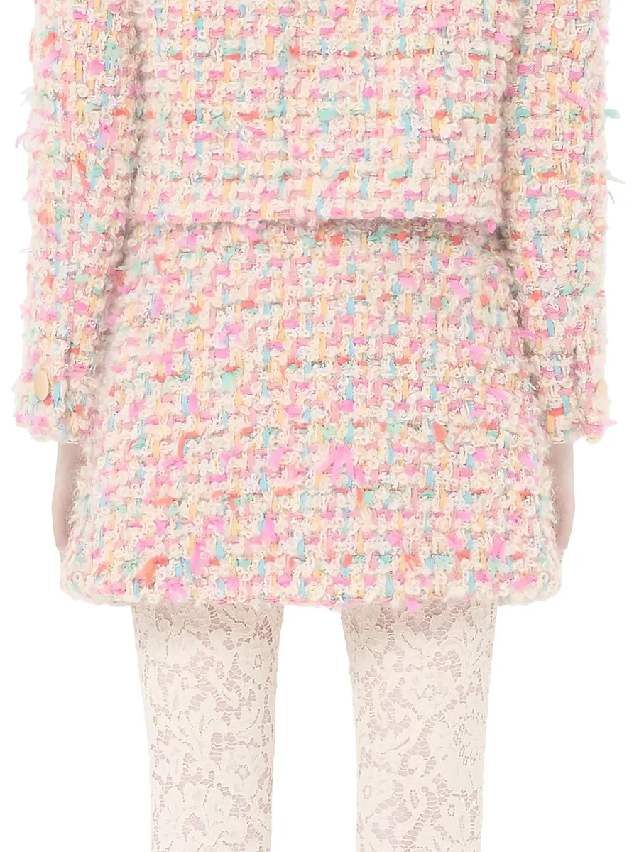Valentino Women's Candy Tweed Skirt | Thumbnail 4 Valentino Women's Candy Tweed Skirt | Thumbnail 4