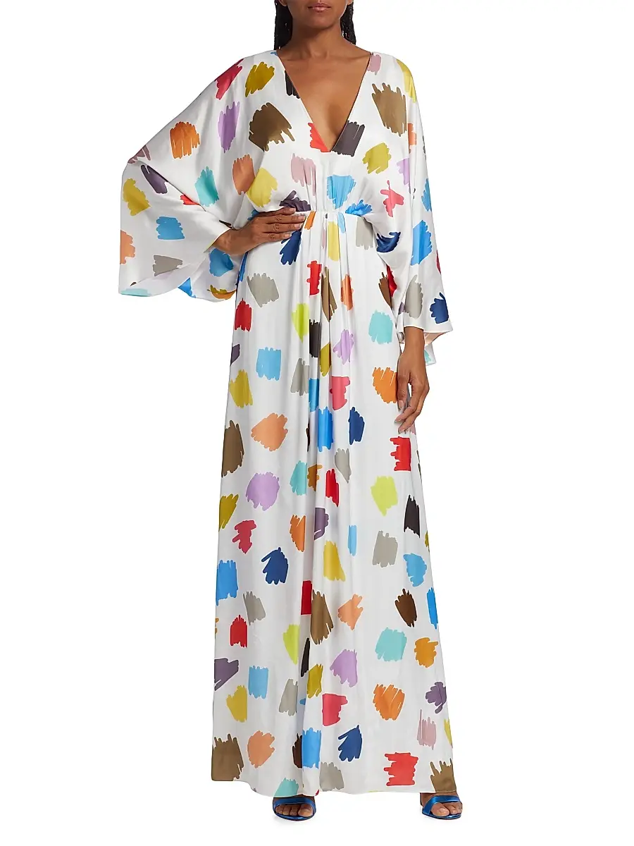 Halpern Women's Printed Maxi Dress | Thumbnail 3 Halpern Women's Printed Maxi Dress | Thumbnail 3