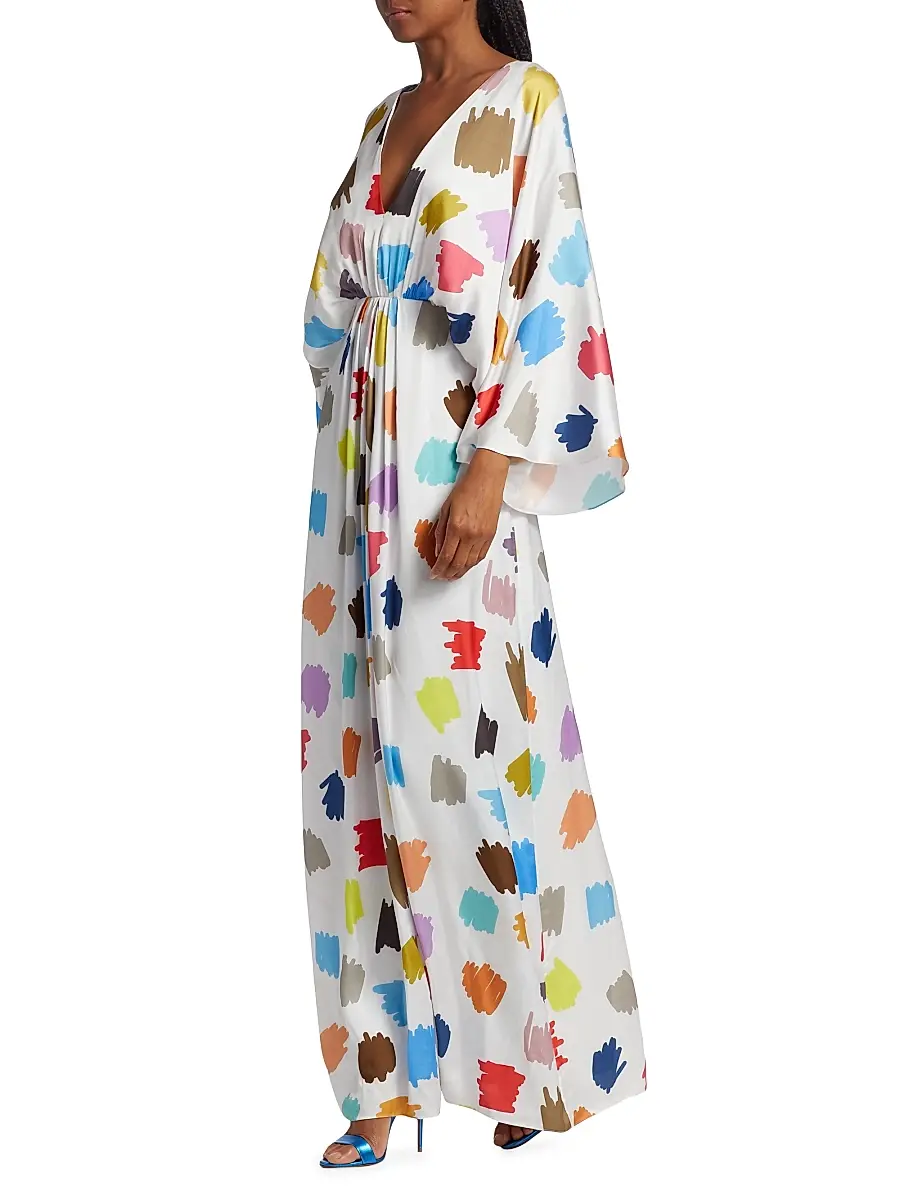 Halpern Women's Printed Maxi Dress | Thumbnail 4 Halpern Women's Printed Maxi Dress | Thumbnail 4