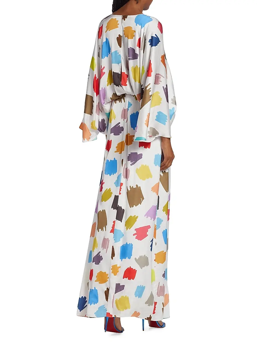 Halpern Women's Printed Maxi Dress | Thumbnail 5 Halpern Women's Printed Maxi Dress | Thumbnail 5