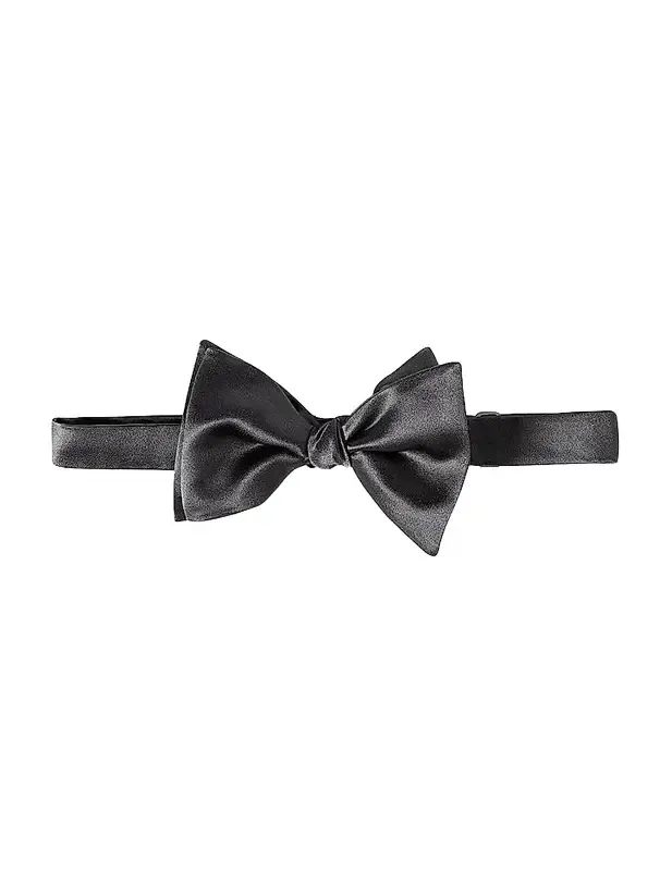 Men's Cotton and Silk Satin Bow Tie