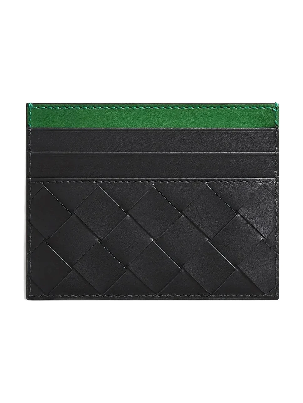 Bottega Veneta Men's Intrecciato Leather & Hardware Card Holder
