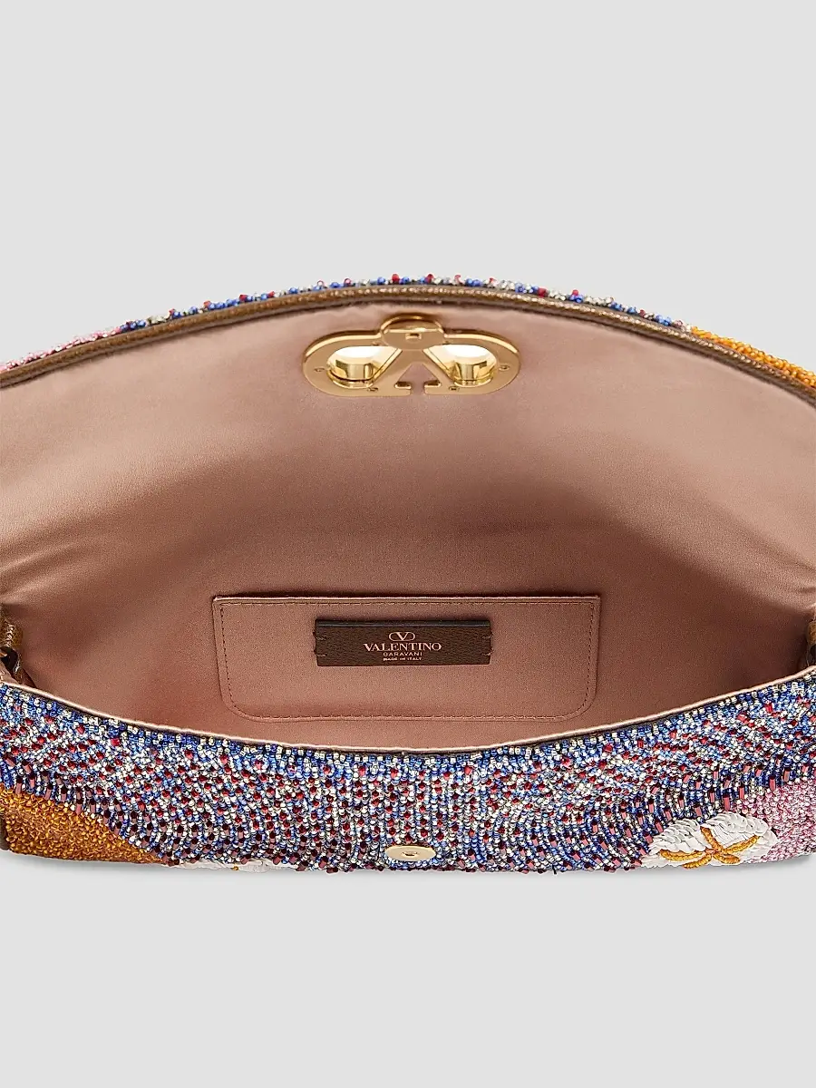 Valentino Women's Devain Small Embroidered Shoulder Bag | Thumbnail 5 Valentino Women's Devain Small Embroidered Shoulder Bag | Thumbnail 5