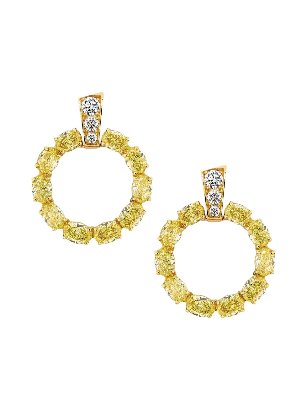 Diamonds at Saks Fifth Avenue Women's 18K Yellow Gold & 8.75 TCW Diamond Drop Earrings