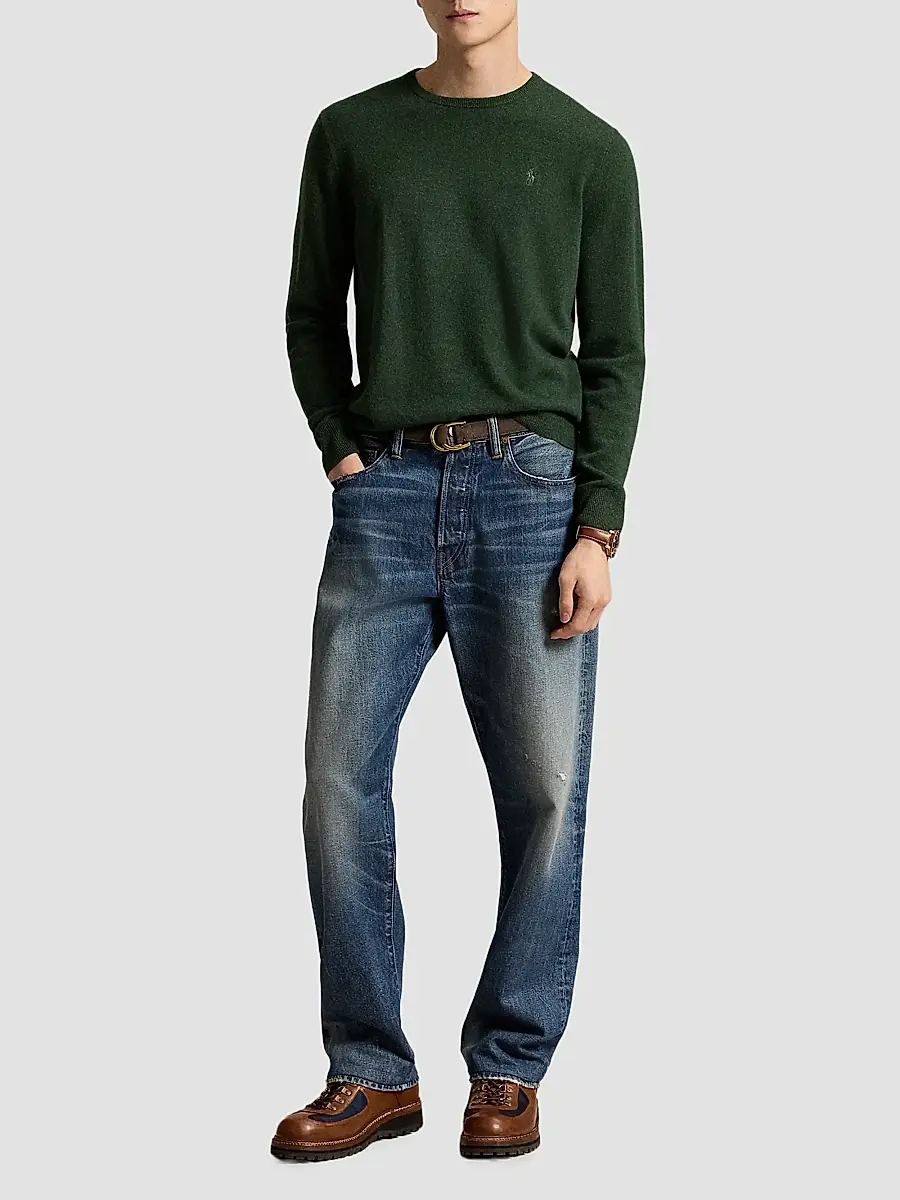 Polo Ralph Lauren Men's Logo-Embroidered Wool Sweater | Thumbnail 2 Polo Ralph Lauren Men's Logo-Embroidered Wool Sweater | Thumbnail 2