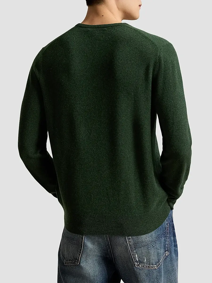 Polo Ralph Lauren Men's Logo-Embroidered Wool Sweater | Thumbnail 3 Polo Ralph Lauren Men's Logo-Embroidered Wool Sweater | Thumbnail 3