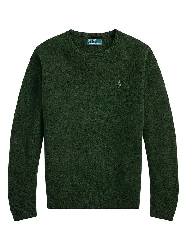 Men's Logo-Embroidered Wool Sweater
