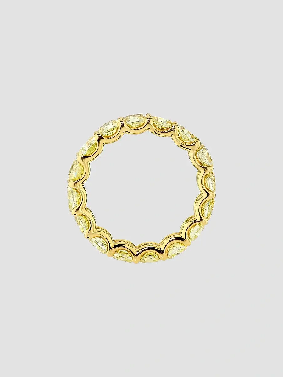 Diamonds at Saks Fifth Avenue Women's 18K Yellow Gold & 6.11 TCW Yellow Diamond Eternity Band | Thumbnail 3 Diamonds at Saks Fifth Avenue Women's 18K Yellow Gold & 6.11 TCW Yellow Diamond Eternity Band | Thumbnail 3