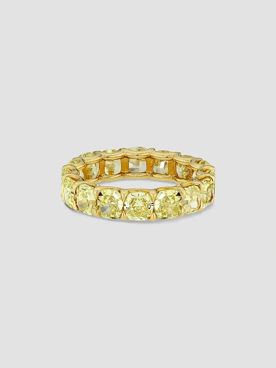 Diamonds at Saks Fifth Avenue Women's 18K Yellow Gold & 6.11 TCW Yellow Diamond Eternity Band | Thumbnail 4 Diamonds at Saks Fifth Avenue Women's 18K Yellow Gold & 6.11 TCW Yellow Diamond Eternity Band | Thumbnail 4