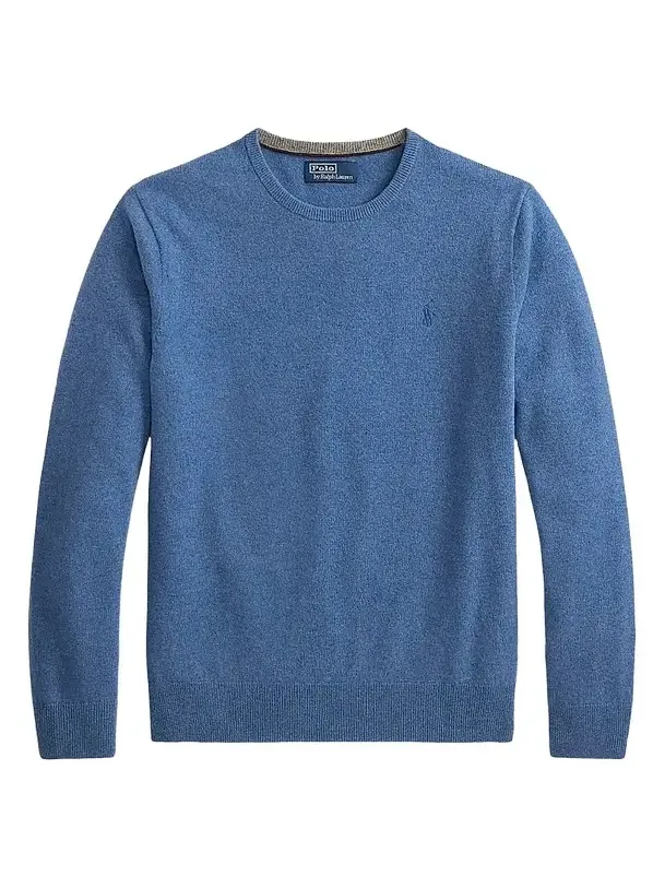Men's Logo-Embroidered Wool Sweater