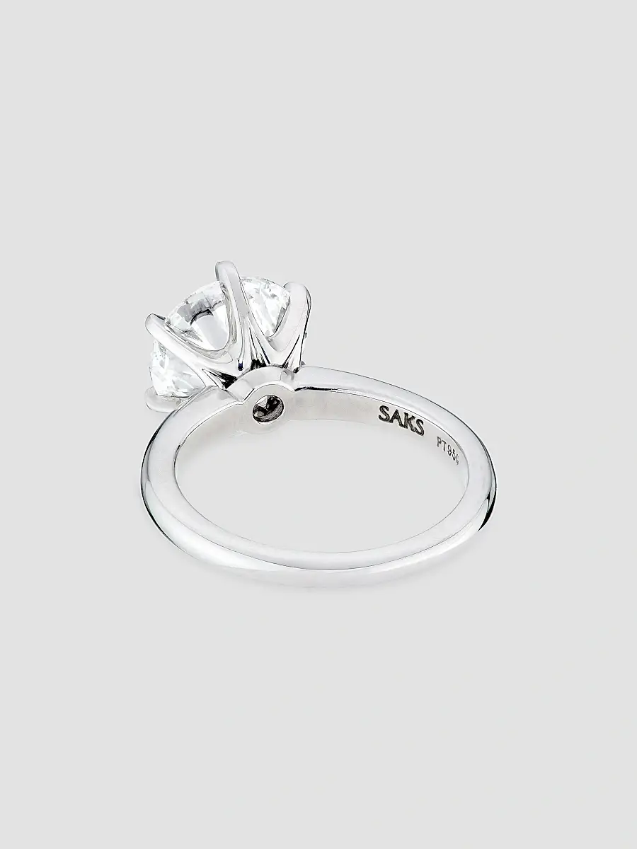 Diamonds at Saks Fifth Avenue Women's Platinum & 3.53 TCW Diamond Solitaire Ring | Thumbnail 3