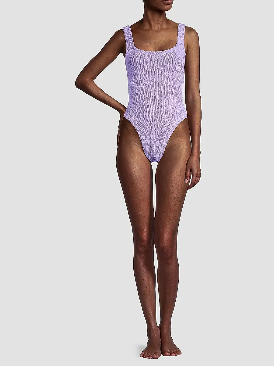 Hunza G Women's Crinkle One-Piece Swimsuit | Thumbnail 2